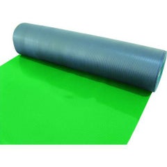 TRUSCO 塩ビマット B山 グリーン 1.5mm×915mm×20m