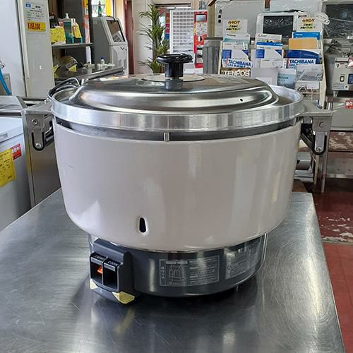 中古】ガス炊飯器 5.5升 リンナイ(Rinnai) RR-550C 幅569×奥行485×高さ