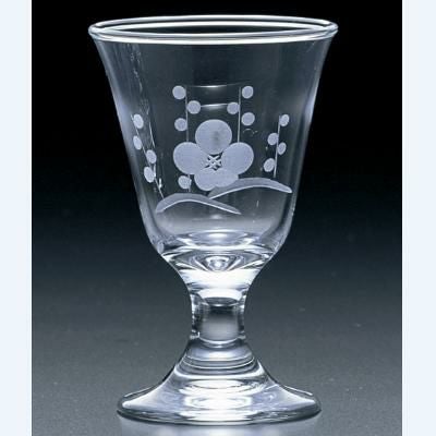 酒器 杯 【切子杯 梅切子】 39829-76 φ58×H90・M58