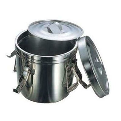 18-8 フック付 ダブル食缶 10L(シリコンパッキン)