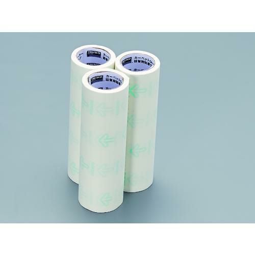 TRUSCO カーペットローラー交換用粘着テープ （10巻入） 160mm幅×70周