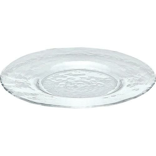 【飲食店定番】オービット リム付 プレート 240 46052 3個入 丸皿 東洋佐々木ガラス ( TOYOSASAKI GLASS )