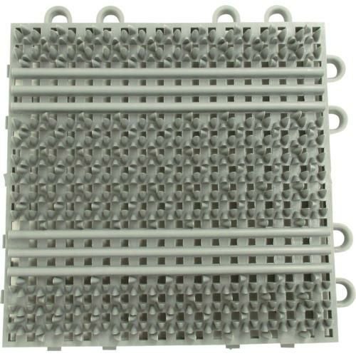 コンドル エバック 屋外用マット ライナーハードマット 本駒 グレー