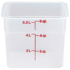 CAMBRO角型フードコンテナー 本体ナチュラルタイプ 6SFSPP　【グループA】