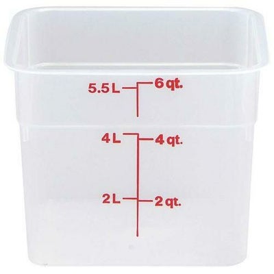 CAMBRO角型フードコンテナー 本体ナチュラルタイプ 6SFSPP　【グループA】