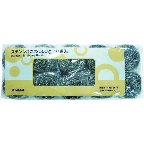 TRUSCO ステンレスたわし 30g 10個入