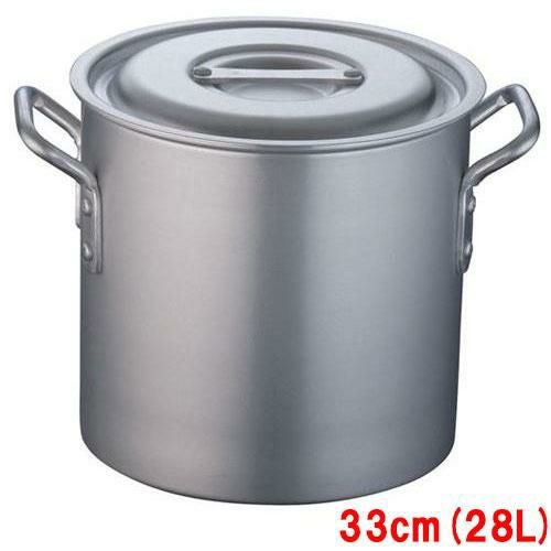 【TKG】TKG アルミニウム寸胴鍋 目盛付(アルマイト加工) 33cm /9-0031-0106