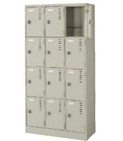 スチールロッカー 12人用(4段)