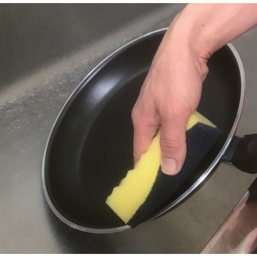 TRUSCO 抗菌ハードスポンジ イエロー