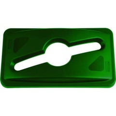 ラバーメイド スリムジムコンテナ用フタ シングルストリーム方式 グリーン
