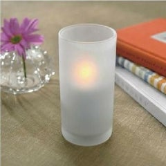 トールグラスキャンドル ホワイト ELUX ()