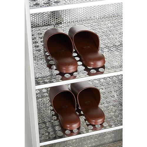 TRUSCO ステンレス製 スリッパUV殺菌ロッカー 32人用 455×515×1790