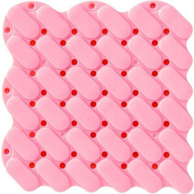 TRUSCO 抗菌・防炎ジョイントスノコ 素足用 ピンク