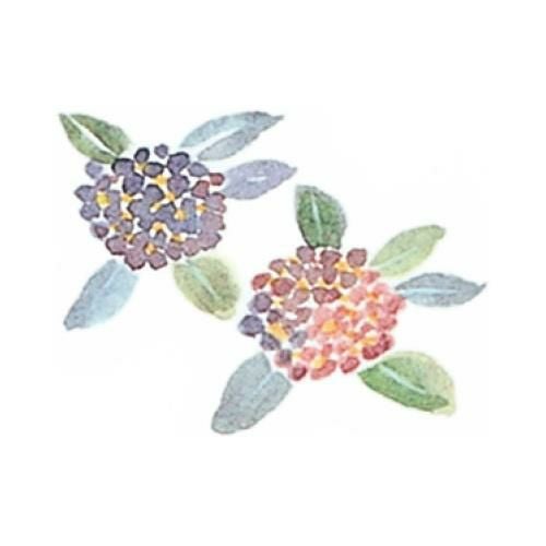 耐油懐敷 12角 あじさい(1000枚入)