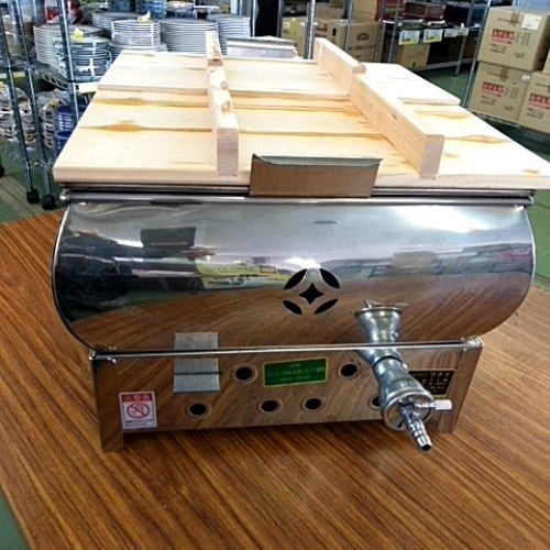 中古】おでん鍋 尺5 ワクイ 幅525×奥行380×高さ310 LPG(プロパンガス
