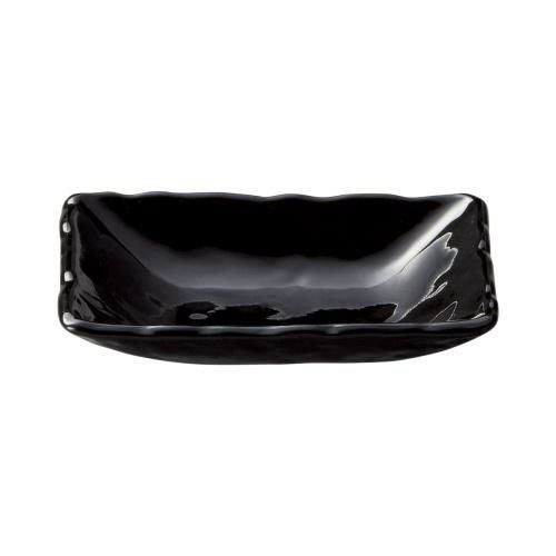 トライタン 長角豆小皿 黒