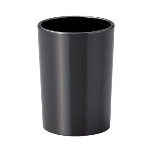 ナフキン立て(丸)ブラック(PC)