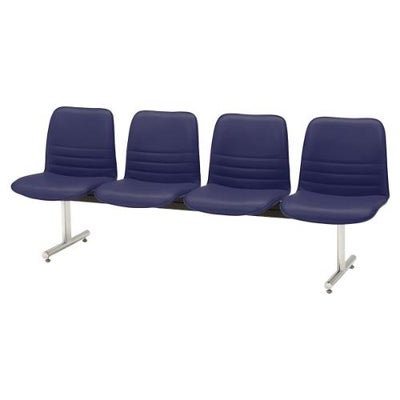ロビー用チェア 4人用背付/布張り