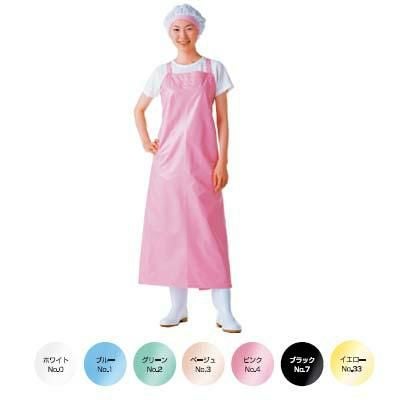 マイティクロス エプロン 胸当 E-1001-2 グリーン L