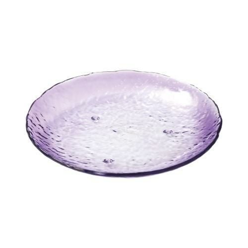 トライタン 丸皿(大)クリアパープル