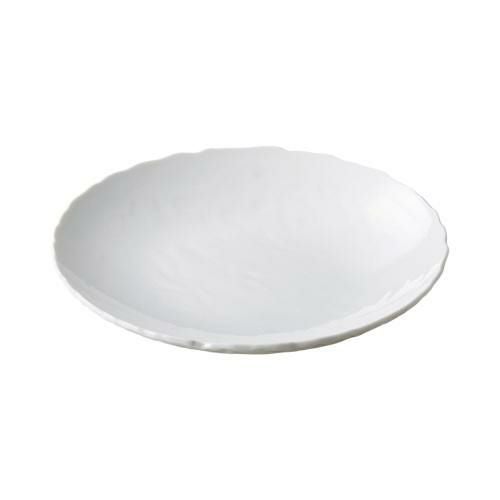 トライタン 丸皿(中)白