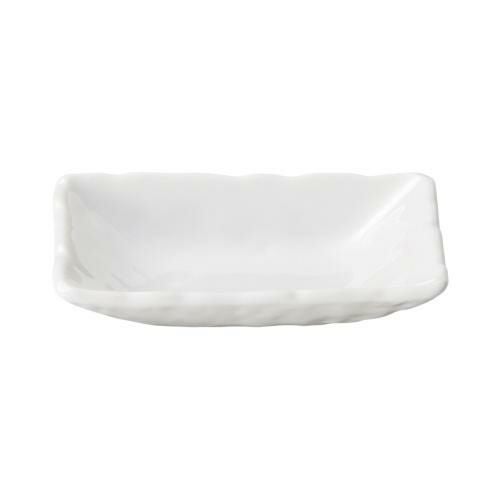 トライタン 長角豆小皿 白