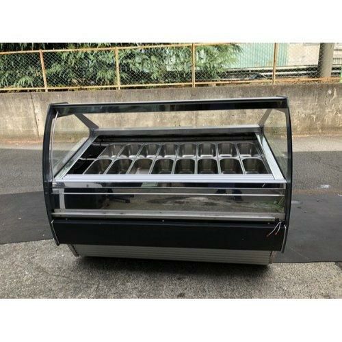 【値下げ中】ジェラートのショーケース（引取り限定/かなり重たいです） 中古】ジェラートショーケース セベル 幅1560×奥行1085×高さ1250