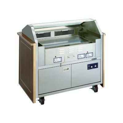 電気無煙式グリドルテーブル(ステーキ) EGT-9-SL9 幅1300×奥行775×高さ1185 (mm)