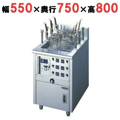 【ニチワ】電気自動ゆで麺器(オートリフトタイプ) 幅550×奥行750×高さ800 [ENBA-6M]