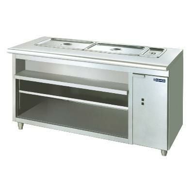 電気ウォーマーテーブル 幅1500×奥行600×高さ800mm