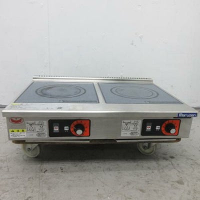 MIH-22C IHクリーンコンロ卓上型単機能2kW+2KWシリーズ標準プレート 