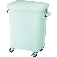 リス 厨房用キャスターペール45L 排水栓付 グレー