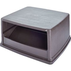 ラバーメイド グラットンコンテナ用フタ フードトップ （内蓋付き） ブラウン
