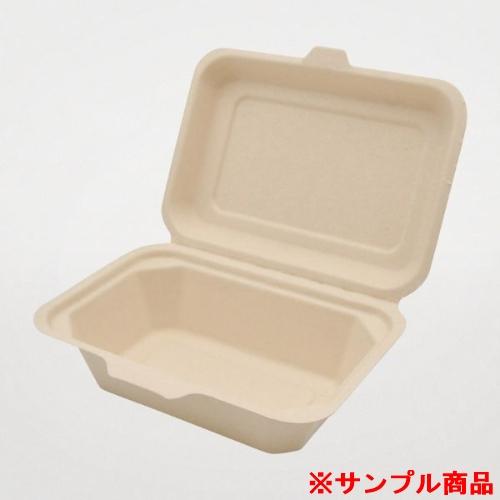 【サンプル】パックスタイル バガス容器 新BBランチ 180-130 1枚