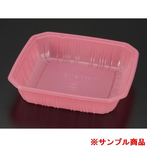 【サンプル】青果・農産容器 パックスタイル PS BPフルーツ 4L ピンク【weeco】 1枚