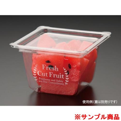 【サンプル】青果・農産容器 パックスタイル マルチカップCUBE1380 CF白 1枚