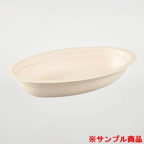 【サンプル】パックスタイル バガス容器 BBカレー 240-150 1枚