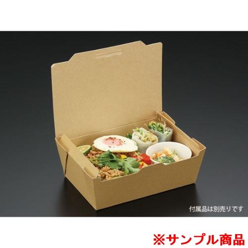 【サンプル】弁当容器 パックスタイル KMランチボックス 未晒 M【weeco】 1枚