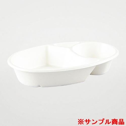 【サンプル】パックスタイル バガス容器 ABカレー C-1 ラミ 1枚