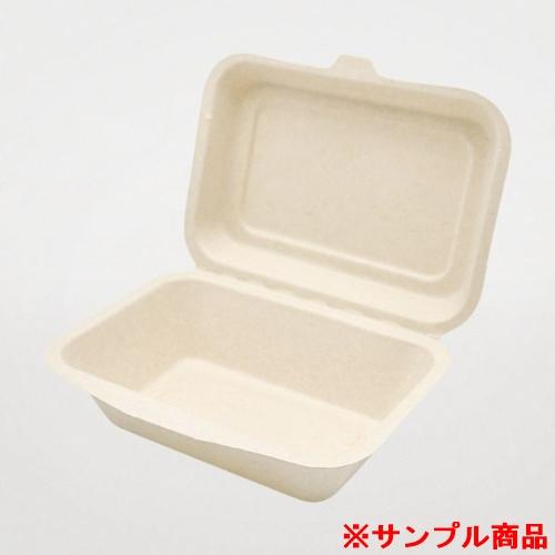 【サンプル】パックスタイル バガス容器 WBランチ 180-130 ラミ 1枚