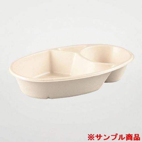 【サンプル】パックスタイル バガス容器 BBカレー C-1 ラミ 新 1枚