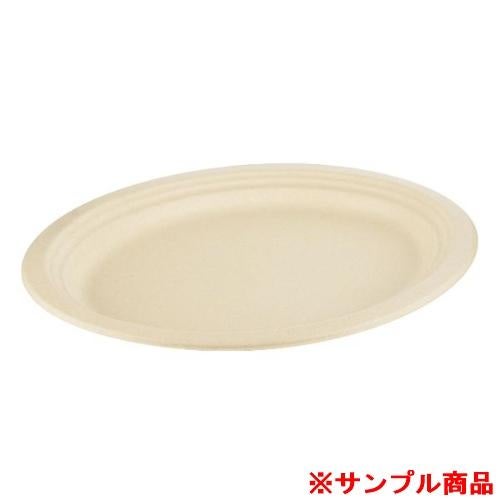【サンプル】パックスタイル 紙皿 BB楕円プレート320-250 1枚