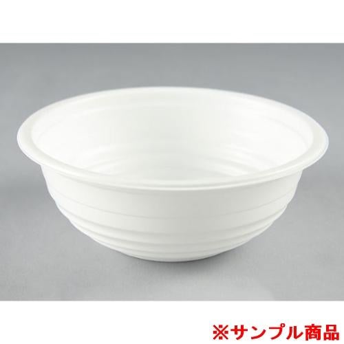【サンプル】どんぶり容器 パックスタイル 耐熱どんぶり容器 YS丼 D-3 白 1枚