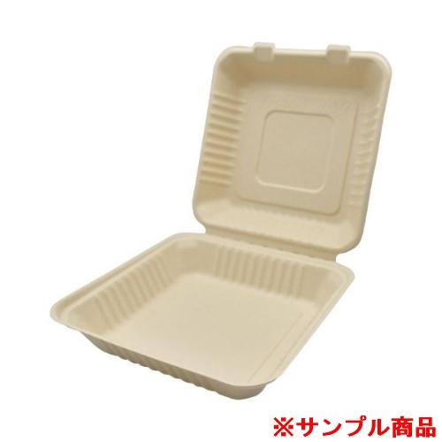 【サンプル】パックスタイル バガス容器 新BBランチ 230-230 1枚
