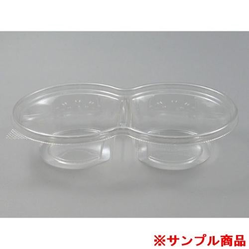 【サンプル】惣菜容器 パックスタイル PS BPコンビカップ2M 本体 クリア 1枚