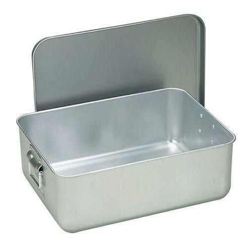 アルマイト プレス パン箱(蓋付)258 45ヶ入