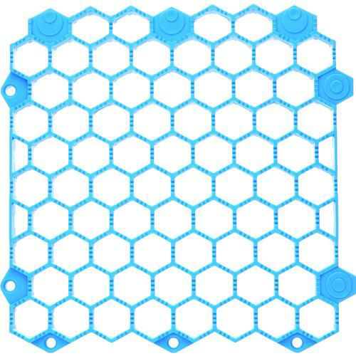 TRUSCO 抗菌・防炎ジョイントスノコ 土足用 ブルー