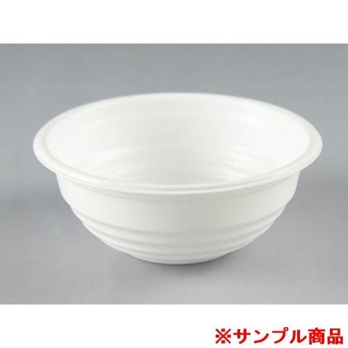 【サンプル】どんぶり容器 パックスタイル 耐熱どんぶり容器 YS丼 D-1 白 1枚