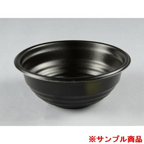 【サンプル】どんぶり容器 パックスタイル 耐熱どんぶり容器 YS丼 D-1 黒 1枚
