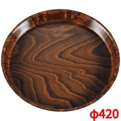 キャンブロ スムースウッドトレイ 丸 PH558530